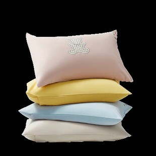 100支纯棉磨毛枕套 A类全棉长绒棉卡通冬季加厚枕头套一对装