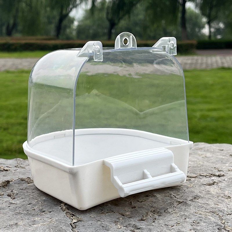 小鸟用洗澡盒透明大号沐浴盆八哥玄凤牡丹虎皮鹦鹉用品玩具洗澡器,宠物/宠物食品及用品,鸟禽其他,淘宝优惠券,粉丝福利购,淘宝优惠卷