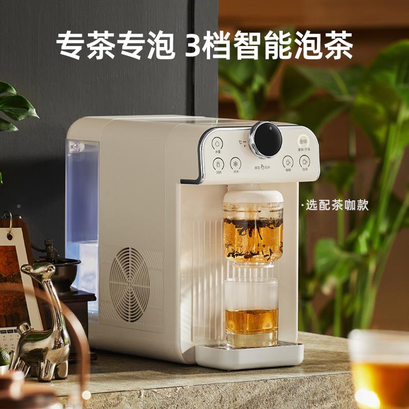 巴森茶咖饮水机即热式家用桌面台式型新速冷饮器202BS-TY11小水4