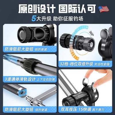 渔之用钓鱼伞钓伞钓鱼YZY20250专伞遮阳源伞钓鱼用伞户外钓鱼雨伞