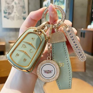 CT4 XT6 SRX壳卡 CT5 适用凯迪拉克XT5钥匙套ATSL车XT4女XTS扣CT6