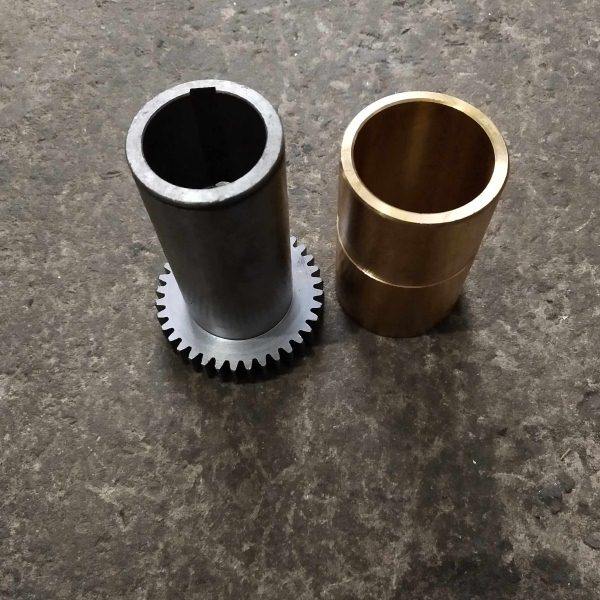 沈阳上海C630 CA6163车床6073光杆齿轮铜套Z36 M2内孔35*8高118