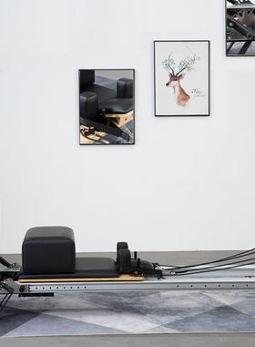 普拉提铝合金全轨道核心床小黑白床瑜伽馆商家用pilates reformer