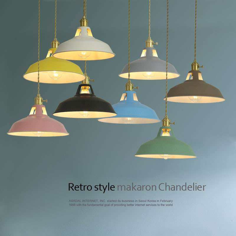 铁艺吊灯单头美式简约创意个性酒吧餐厅吧台卧室装饰小创意复古