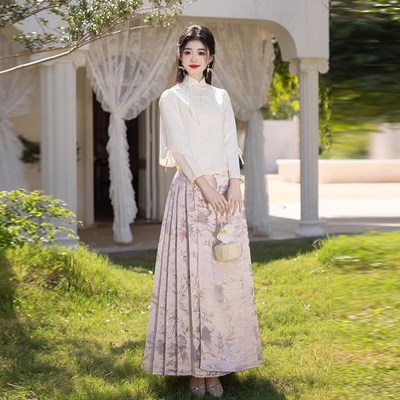 伴娘服礼服女2025新款高级感新中式姐妹团国风平时可穿马面裙套装