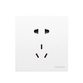 86型暗装 全系列墙壁开关插座家用面板五孔电源插座雅白套餐