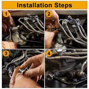 改装适用于斯巴鲁鱼眼TD04L空心供油螺丝M10x1.5mm转An4banjo接头