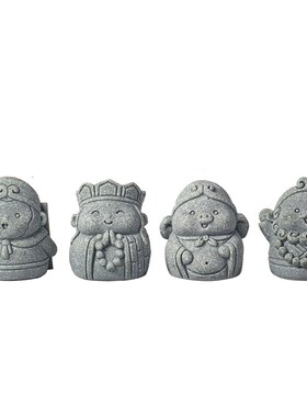 国潮西游记师徒四人茶宠小摆件创意鱼缸造景盆栽造景茶桌茶台装饰