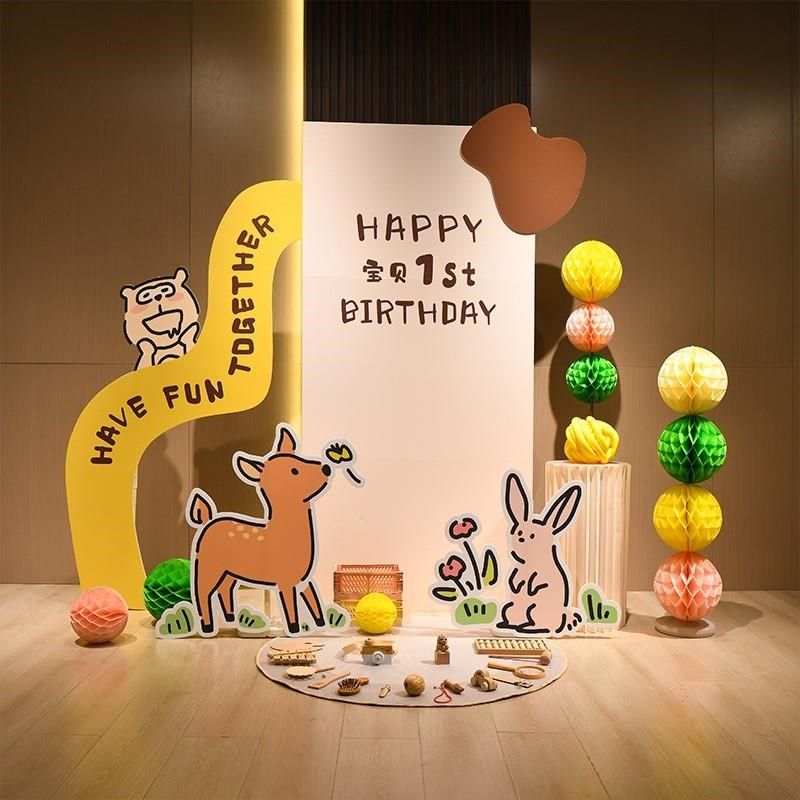 kt板周岁生日气球背景板布置百日宴百天拍照一周岁装饰宝宝,节庆用品/礼品,装扮布置套餐,淘宝优惠券,粉丝福利购,淘宝优惠卷