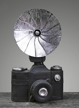 北欧复古怀旧照相机创意装饰品客厅家居 酒吧 橱窗道具北欧小摆件