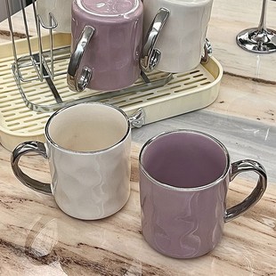 轻奢陶瓷水杯家用套装高级感茶具杯具家庭杯子待客家用套装客厅