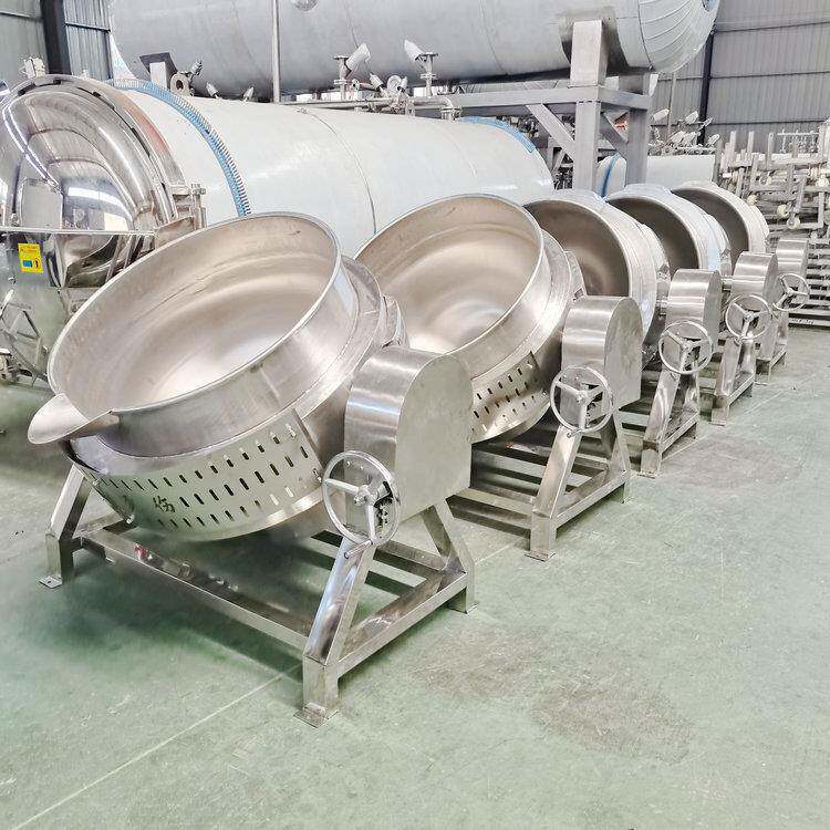 神龙高压鸡层锅 烧烧肉蒸煮夹QES锅 大骨熬汤蒸汽夹层夹锅加热层