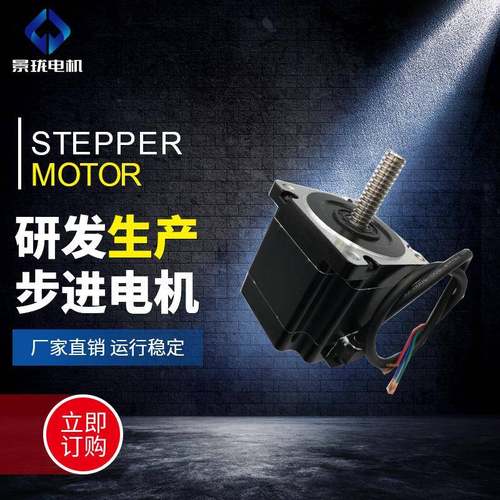 86D1424-02双出轴电机 安防设备步进电机 可来图定制各类步进电机