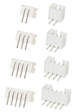 PH2.00mm弯针 白色连接器 PH-2~16AW插座10/11/12/13/14/15P一包