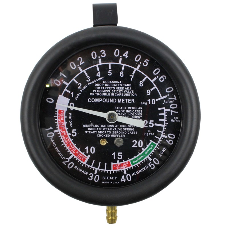 排气背压表 三元催化堵塞检测表 汽车H尾气检测压力表 排气管检测