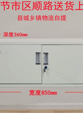 单节档案柜凭证柜一节资料柜900B宽文件柜顶柜桌面柜阳台柜分体5