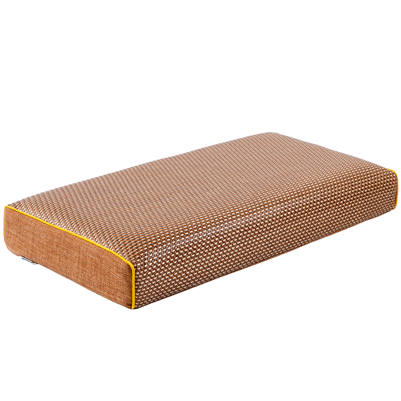 硬枕头颈椎枕护颈椎助睡眠睡觉修复颈椎凉席藤编凉枕汗蒸房夏