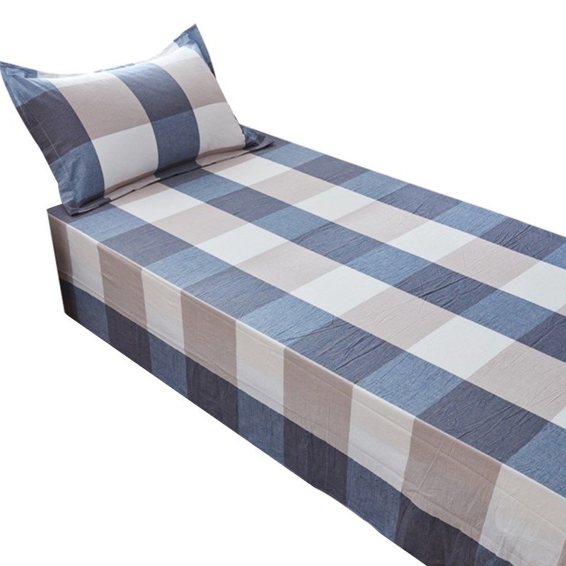 水洗纯棉床单单件学生宿舍儿童男生女生单人全棉裸睡被单可定制做,床上用品,床单,淘宝优惠券,粉丝福利购,淘宝优惠卷