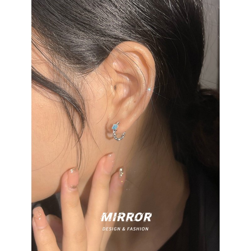 srrmhyn薄荷立方几何耳钉女耳环耳饰复古做旧耳扣网红气质,节庆用品/礼品,文化创意手环,淘宝优惠券,粉丝福利购,淘宝优惠卷