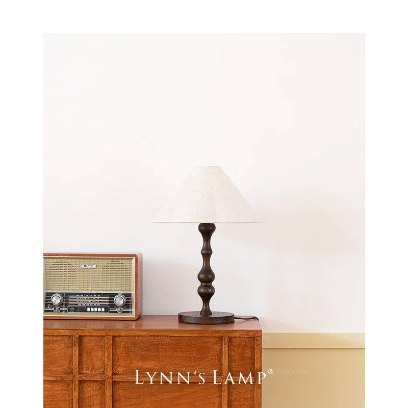 Lynns立意 法式中古卧室台灯 床头复古书房氛围感高级感装饰灯