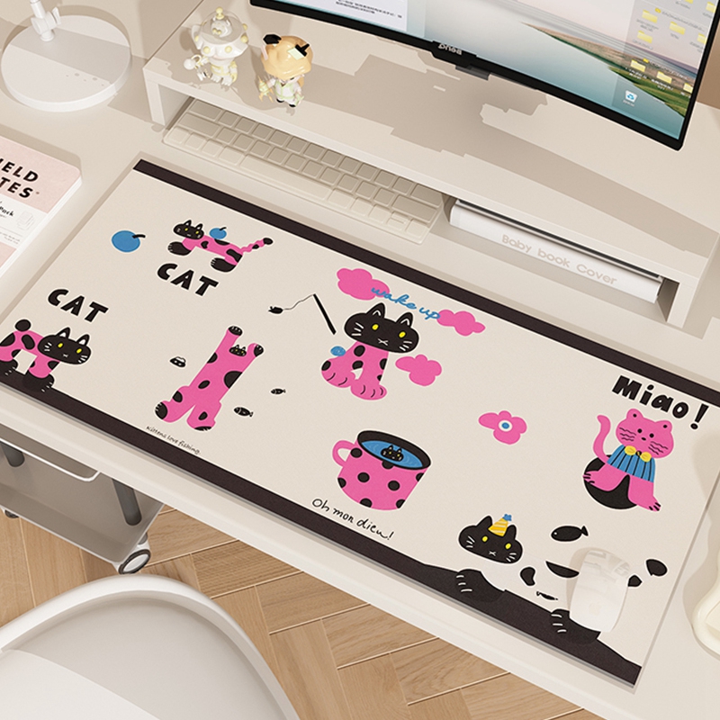 电脑桌垫学生宿舍桌面垫子办公桌布超大号鼠标垫pvc防水可擦免洗