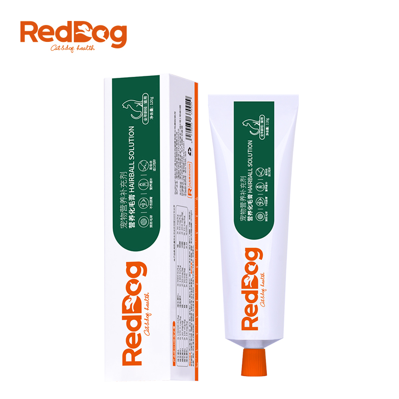 RedDog红狗化毛膏猫咪专用化毛球片补充营养吐毛球成幼猫用120g*2