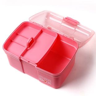 足浴工具箱足疗采耳修脚美容院玻璃火罐收纳盒技师手提塑料上钟箱