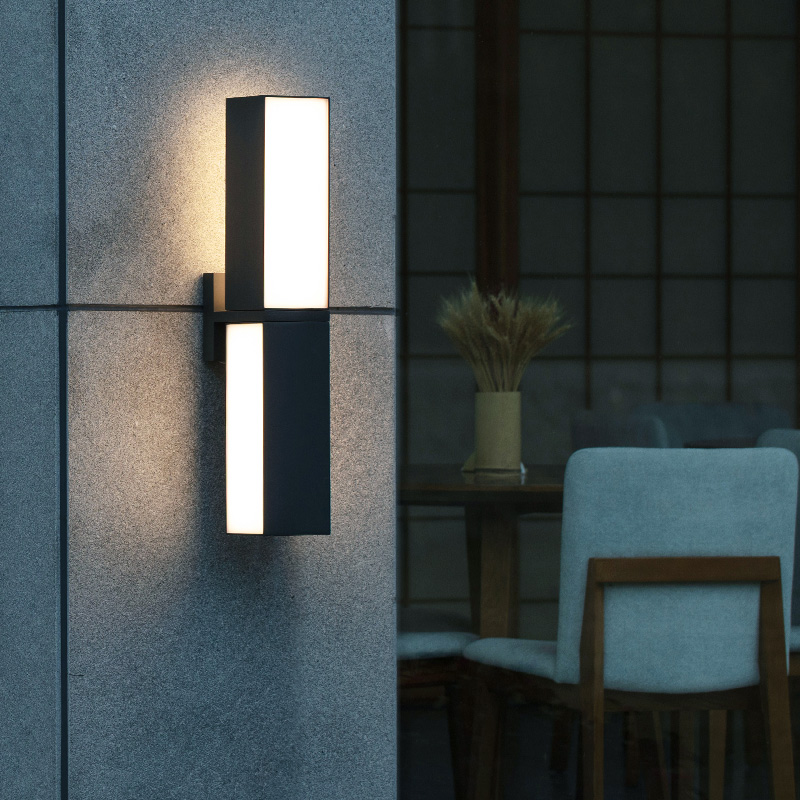 户外防水led壁灯楼梯过道走廊庭院灯室外超亮可旋转墙壁装饰灯