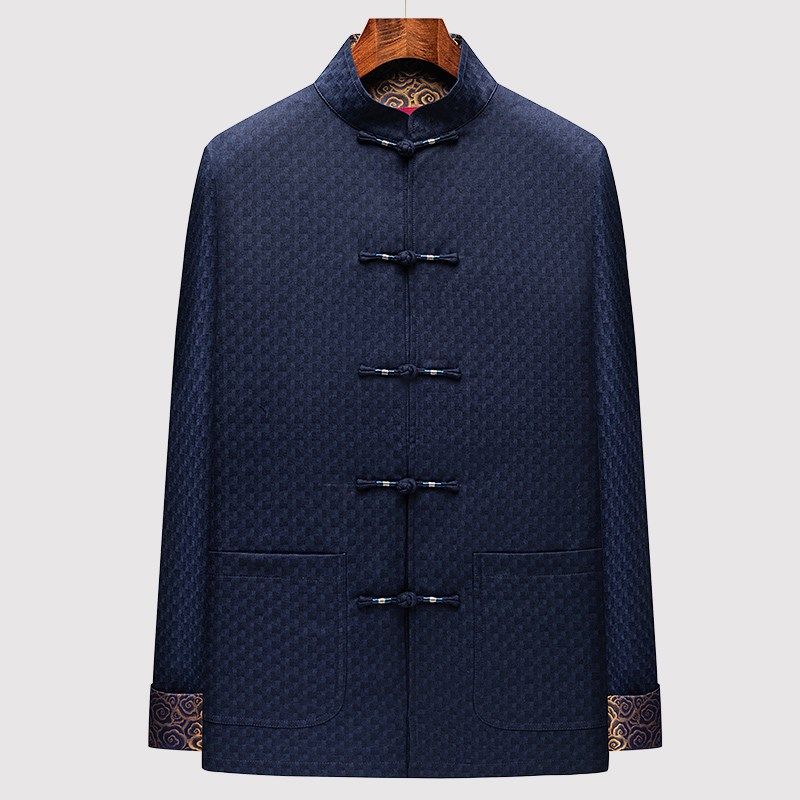 新年唐装男装秋冬款外套中老年人爸爸中式宴会礼服中国风棉衣棉服,男装,唐装,淘宝优惠券,粉丝福利购,淘宝优惠卷