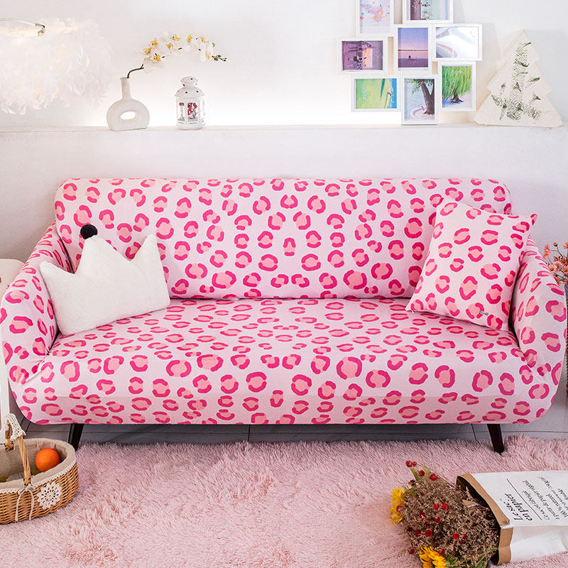沙发套罩全包弹力垫防滑靠保护壳布少女粉豹纹沙发笠防尘保护套简,居家布艺,沙发套,淘宝优惠券,粉丝福利购,淘宝优惠卷