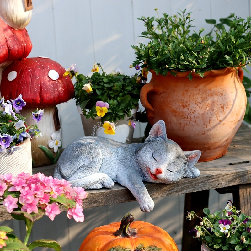 创意家居饰品客厅桌面猫咪欧式房间布置装饰品摆设户外 庭院摆件,家居饰品,户外/庭院摆件,淘宝优惠券,粉丝福利购,淘宝优惠卷