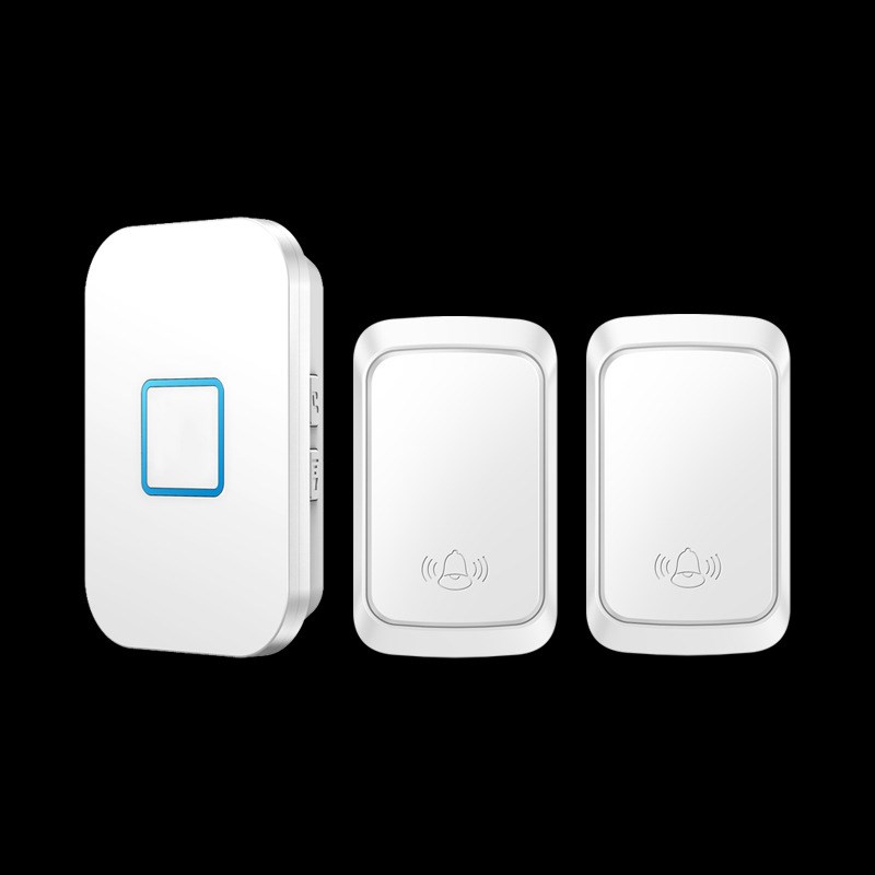 无线门铃c家用自发电不用电池老人呼叫器二拖一电子无线门铃电遥