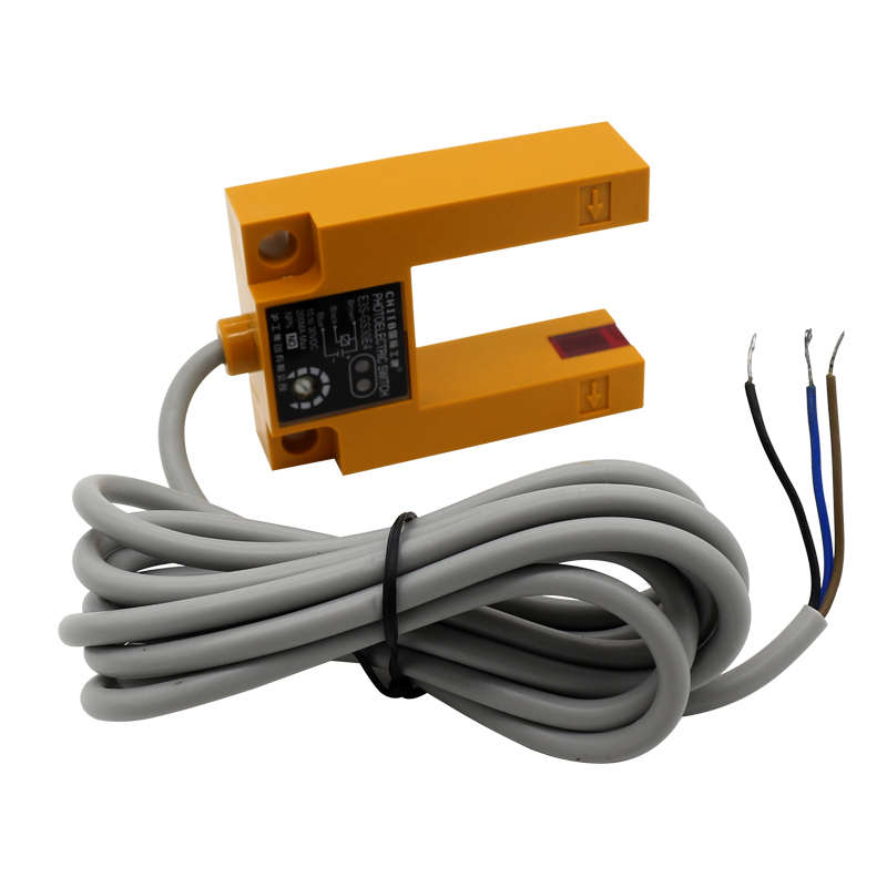 沪工E3S-GS30E4 E1 E2 P1 P4 P2槽型光电开关直流NPN常开塑料壳凹