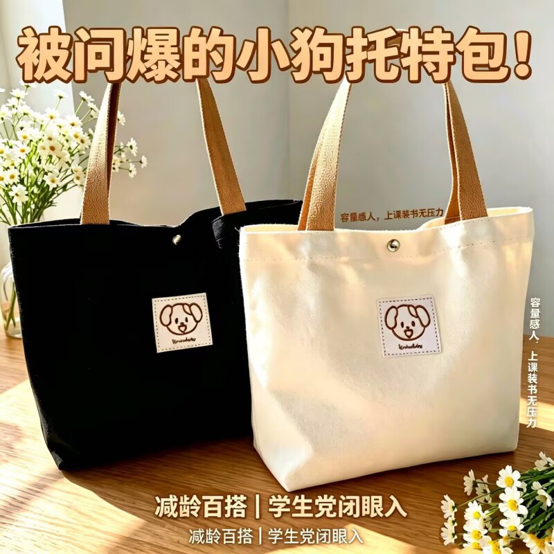 2026轻便帆布袋可爱卡通世界杯补习便当包小号手提包女包伴手礼外