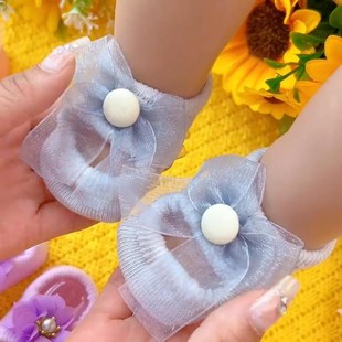 新生儿宝宝地板袜防滑船袜透气吸汗0 薄款 12个月 袜一体夏季 婴儿鞋