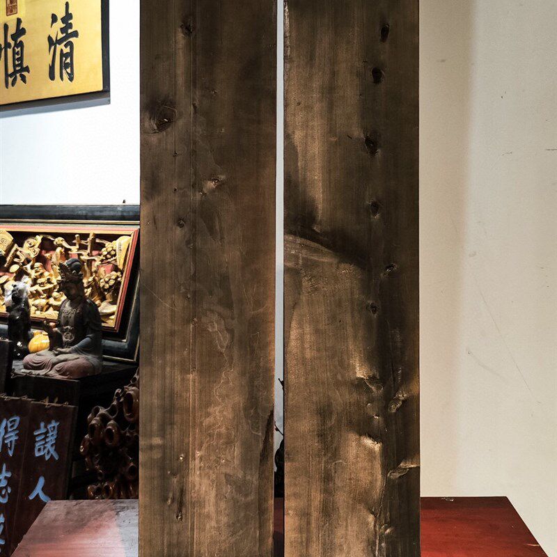 实木牌匾定制匾额制作木质招牌匾圆弧对联雕刻卧看春云和江树