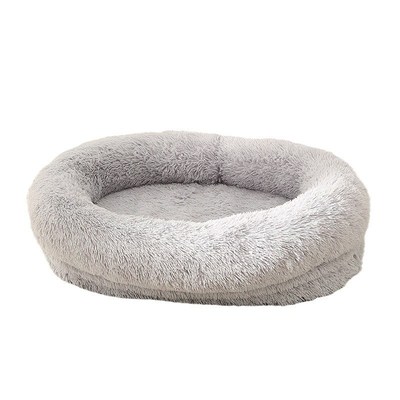 秋冬款超大狗窝可拆洗长毛绒防寒加厚耐撕咬宠物猫咪安全感睡垫床