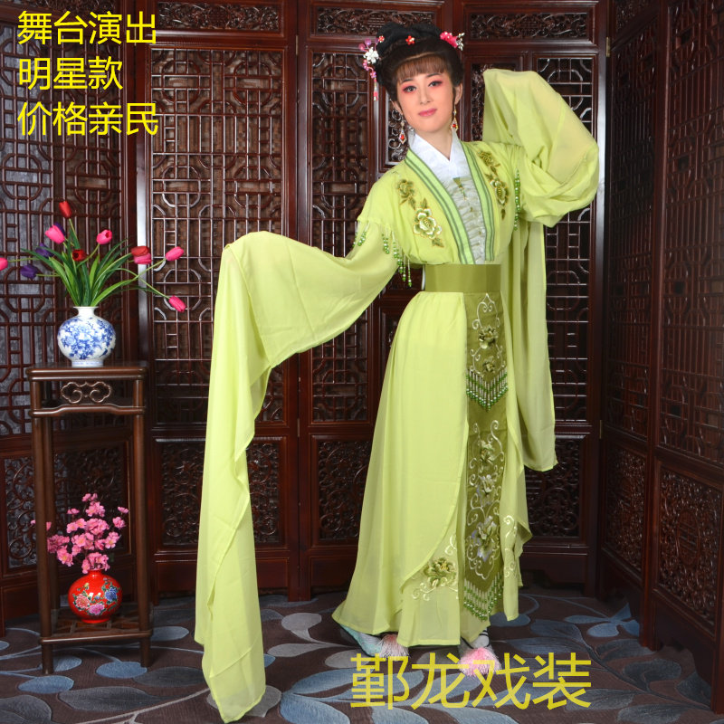 戏装戏剧戏曲越剧黄梅戏新款小旦D花旦服装小姐衣陆游唐婉戏服