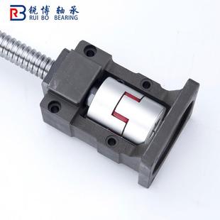 现货模组SFU2505滚珠丝杆一体座丝杠雕刻机伺服马达座固定座滑台