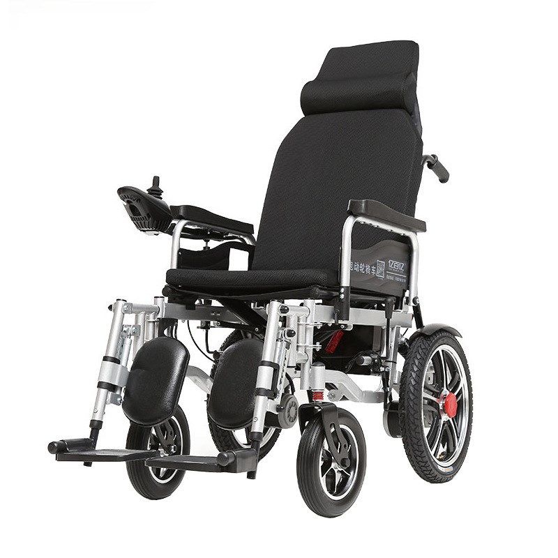 轮椅助行器老人专用智能老年人代步车残疾人可躺折叠轻便电动四轮