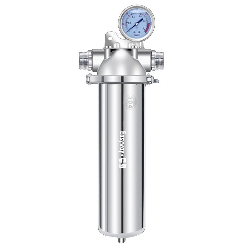 全屋大流量前置过滤器家用净水器井水自来水反冲洗不锈钢滤水器