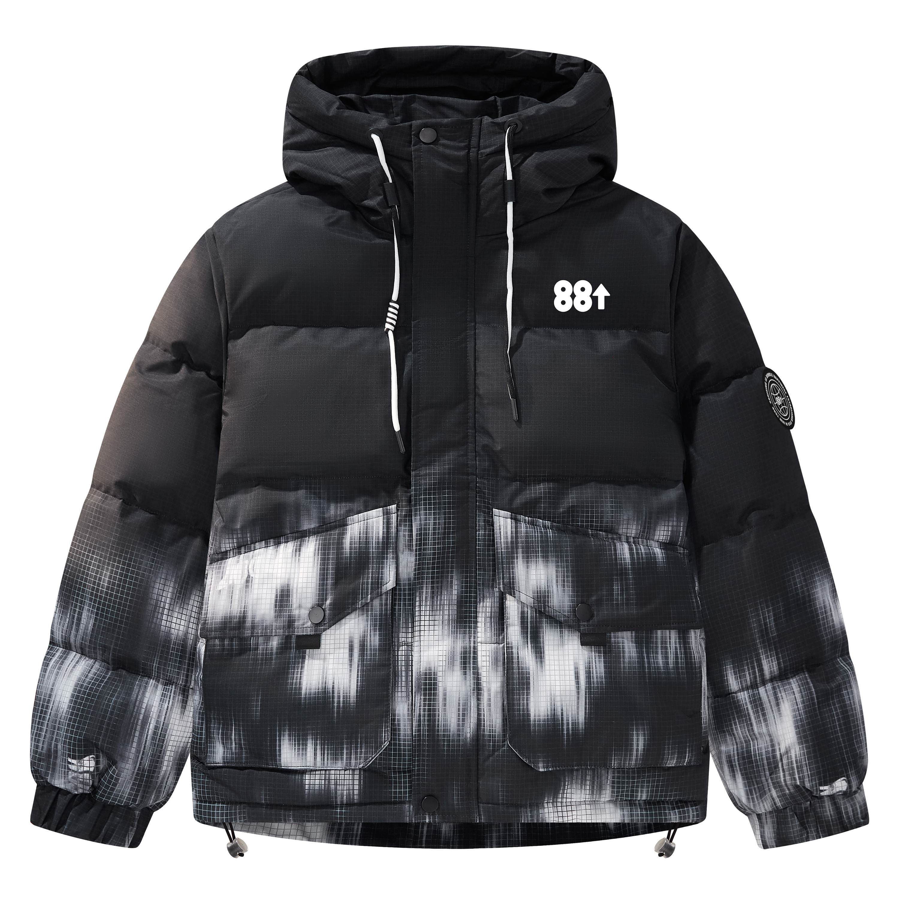 88rising基础款雪山山脉羽绒服