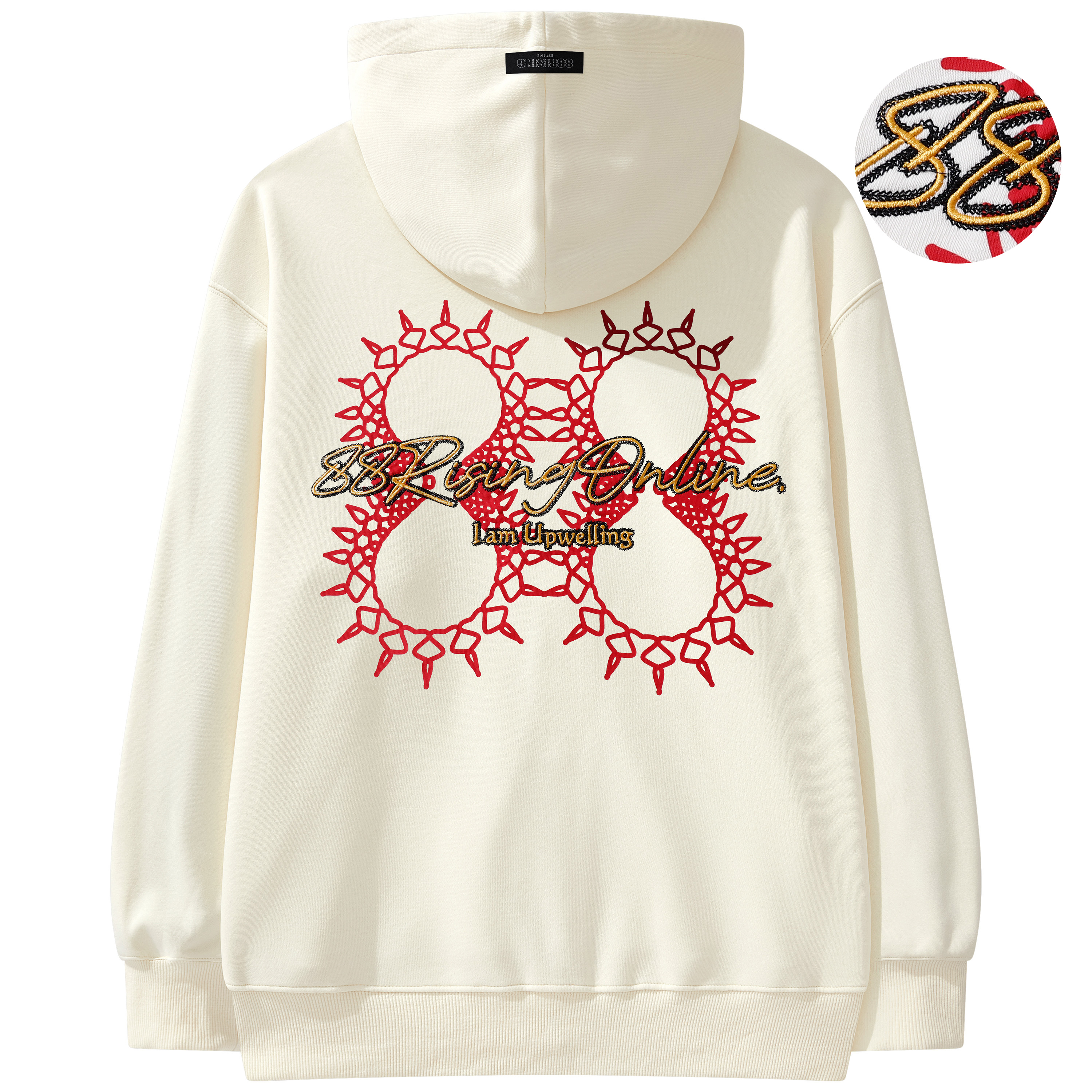 88rising休闲开衫外套连帽卫衣