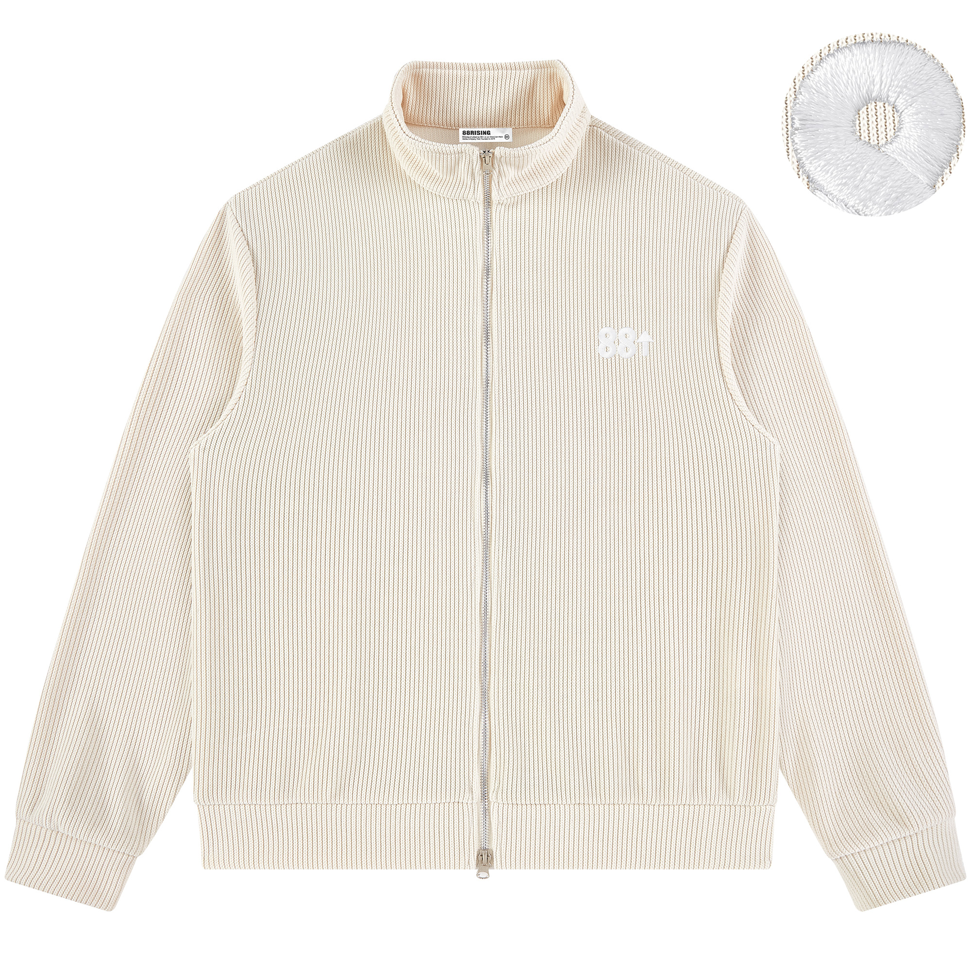 88rising休闲立领百搭针织夹克