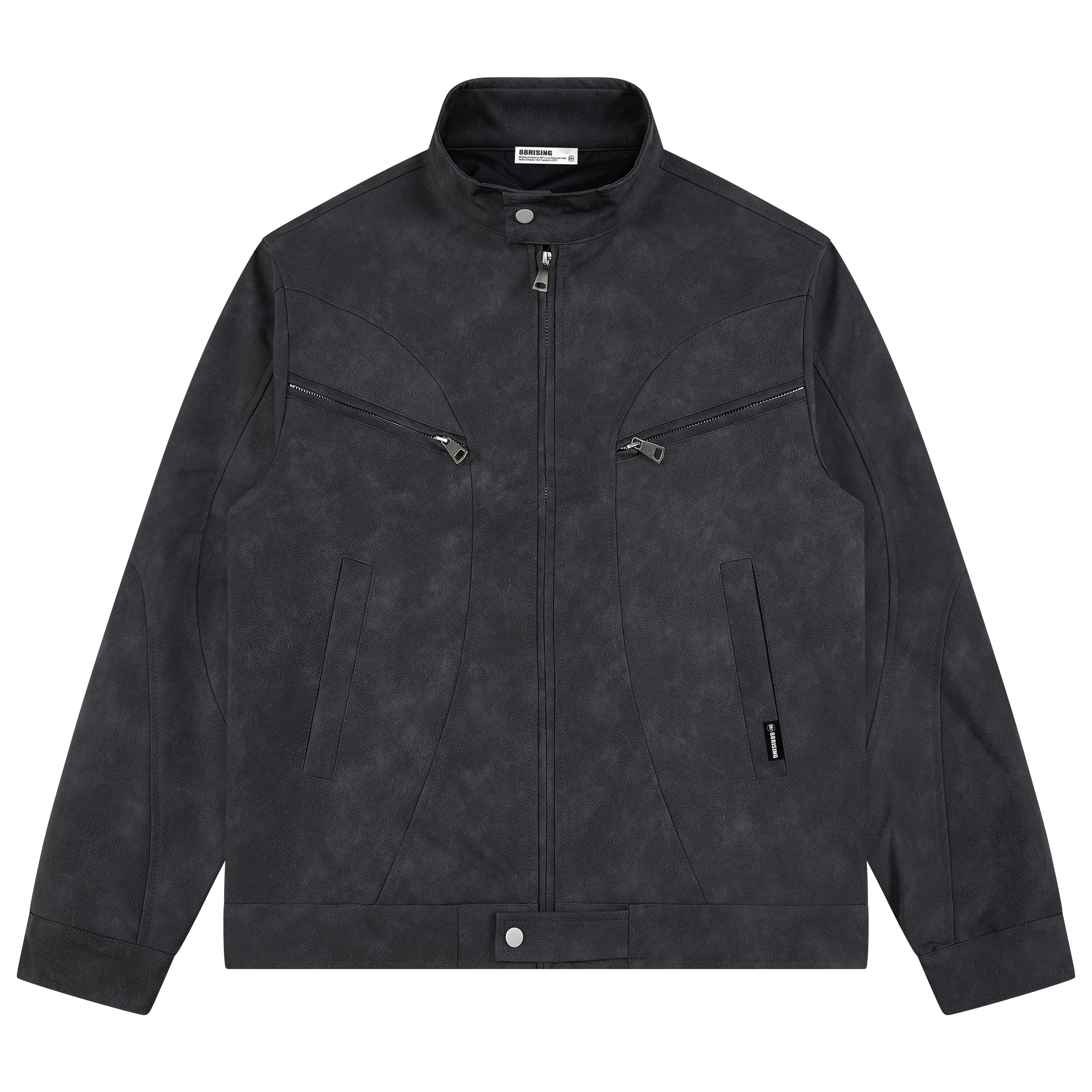 88rising皮衣外套宽松百搭夹克