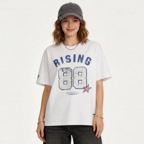88rising韩系chic慵懒风纯棉T恤