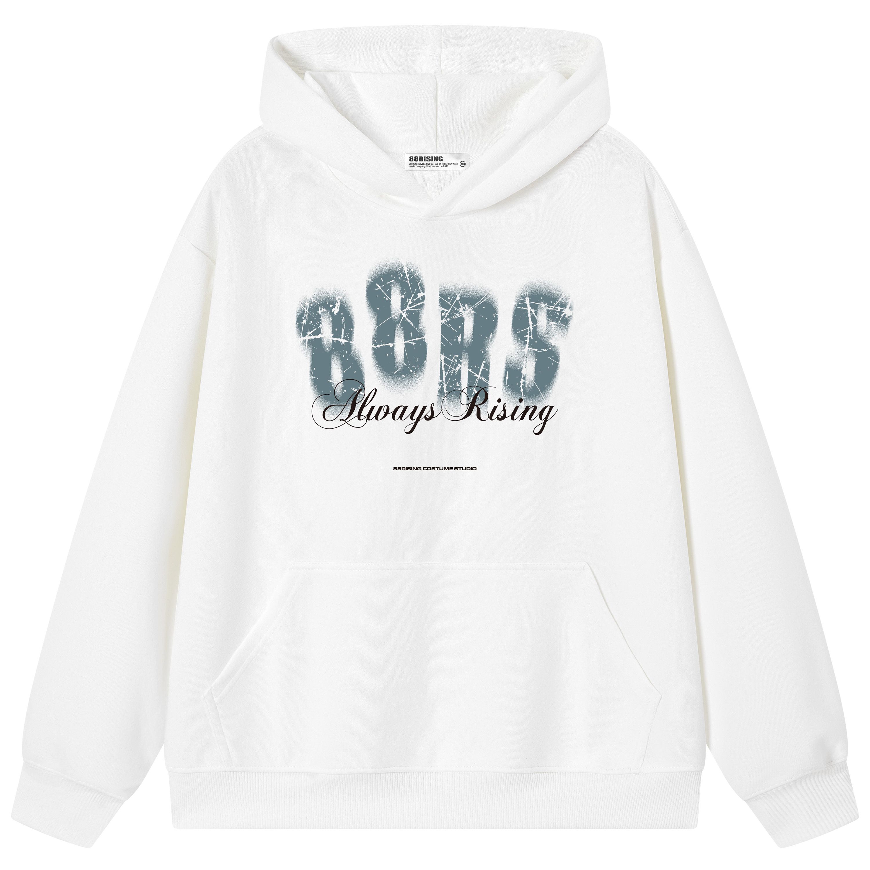 88rising字体嘻哈百搭连帽卫衣
