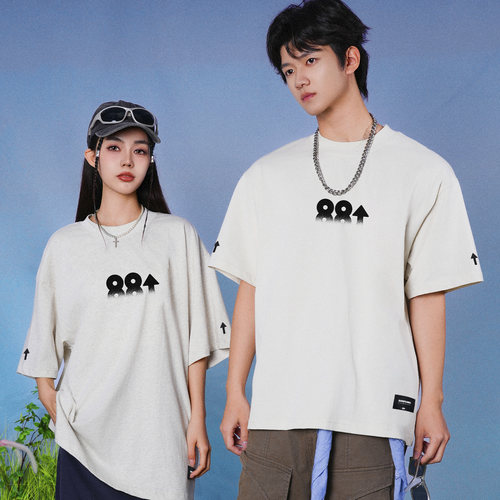 88rising休闲纯棉舒适圆领短袖T