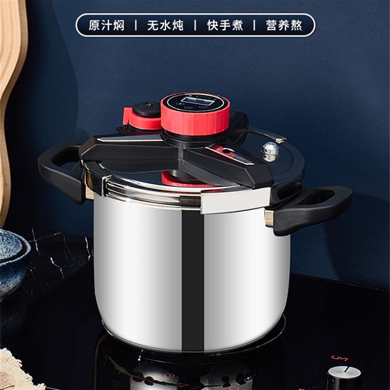 新款加厚防爆304不锈钢高压锅家用不挑炉具炖汤节能高压锅