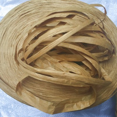 特产包装扁纸绳手工皂包装绳宽纸绳扎花绳包茶叶草绳拉菲草1000米
